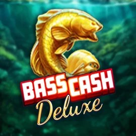 Bass Cash Deluxe slot logo by Alchemy Gaming at Flagman Casino