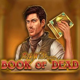Book of Dead slot visual from Play'n GO available on flagmanskasyno.pl