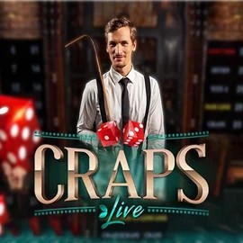 Official Live Casino logo: Live Craps by Evolution at Flagman Casino