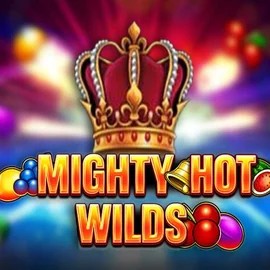 Mighty Hot Wilds online game logo by Inspired Gaming on flagmanskasyno.pl