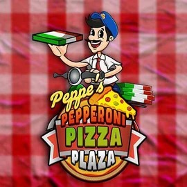 Peppe’s Pepperoni Pizza Plaza game by Pragmatic Play – logo hosted on Flagman Casino