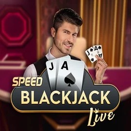 Official Live Casino logo: Speed Blackjack by Pragmatic Play at Flagman Casino