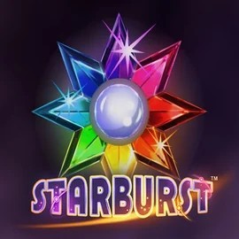 Starburst game by NetEnt – logo hosted on Flagman Casino